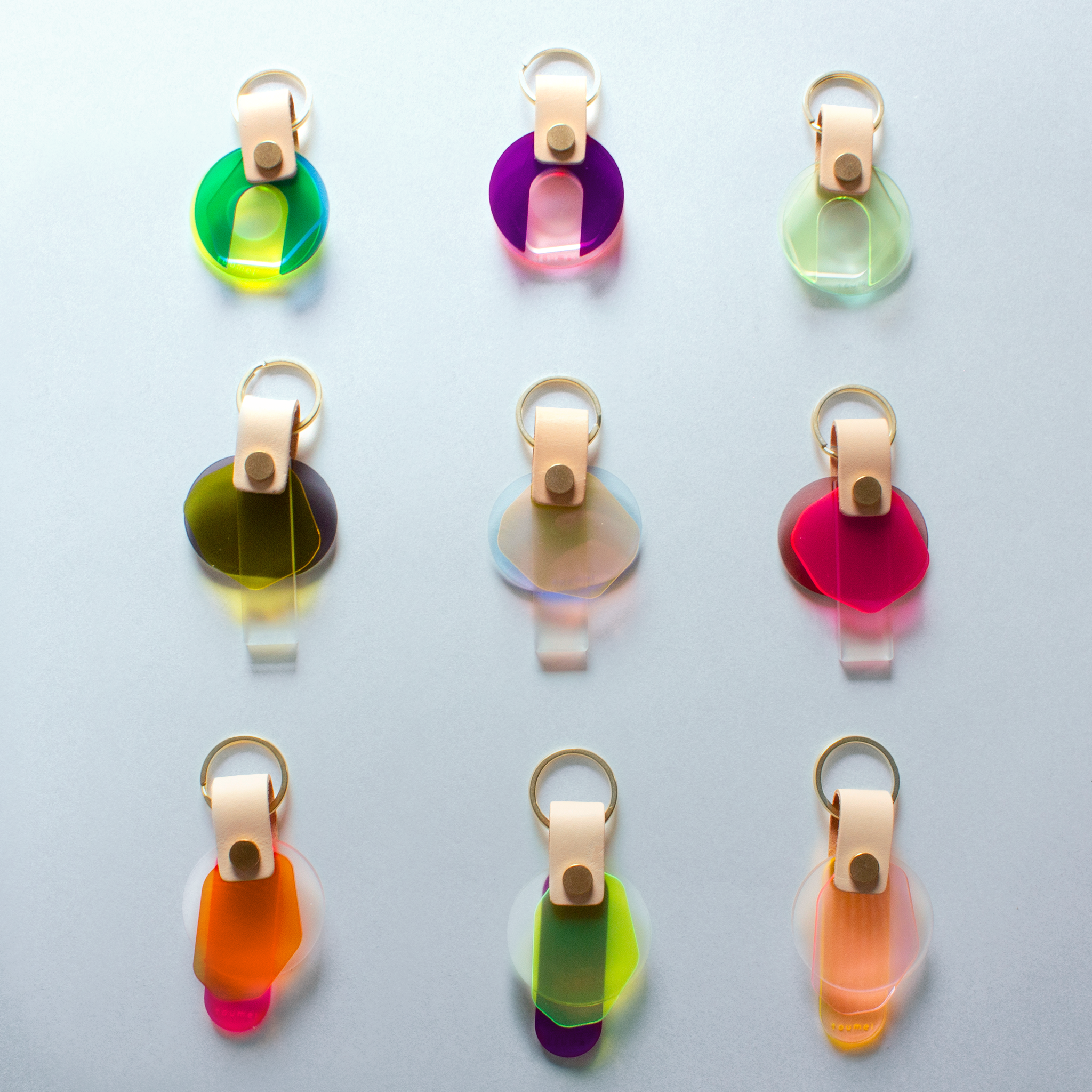 NEW COLOR ブロックキーホルダー | toumei NEW COLOR ブロックキーホルダー | toumei