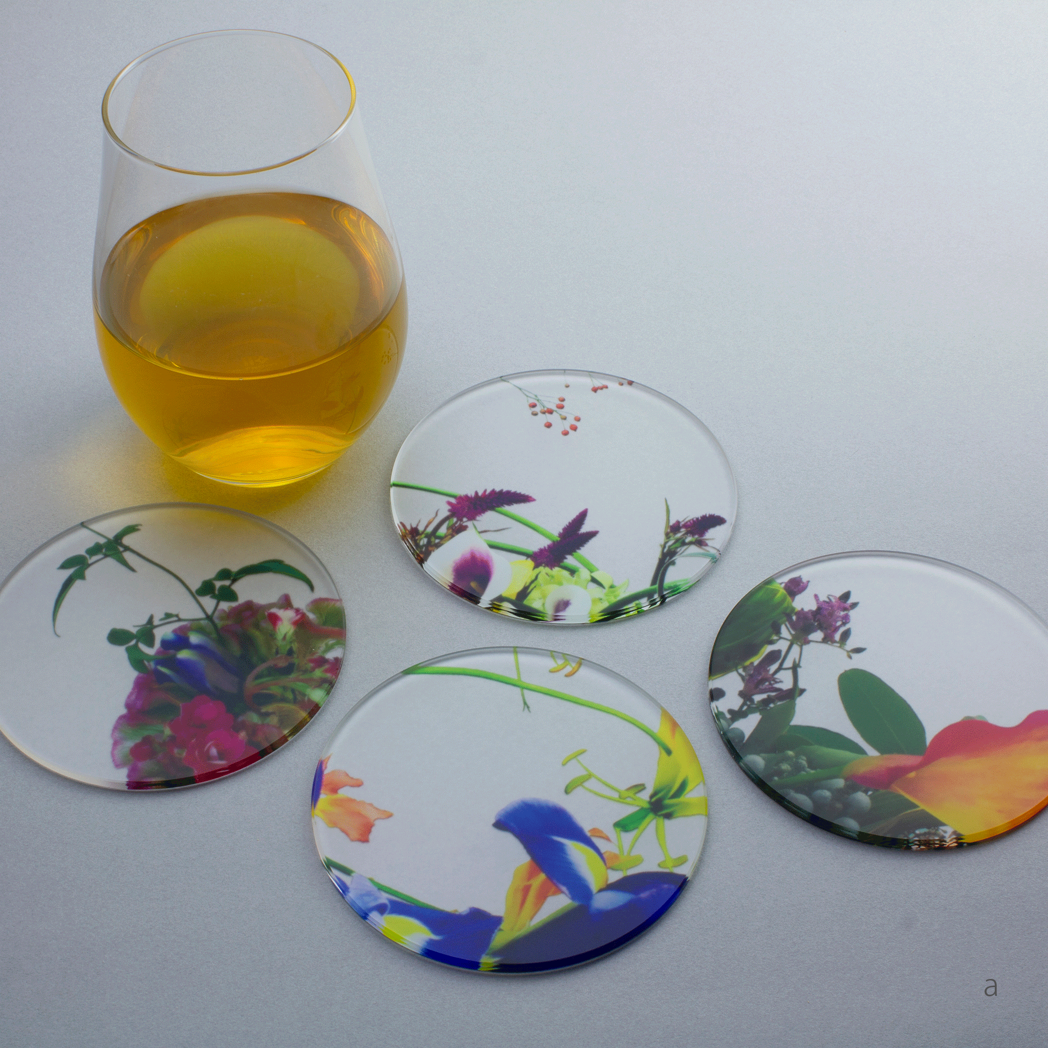 ikebana コースター 木箱入り4枚セット | toumei online store ikebana コースター 木箱入り4枚セット | toumei online store