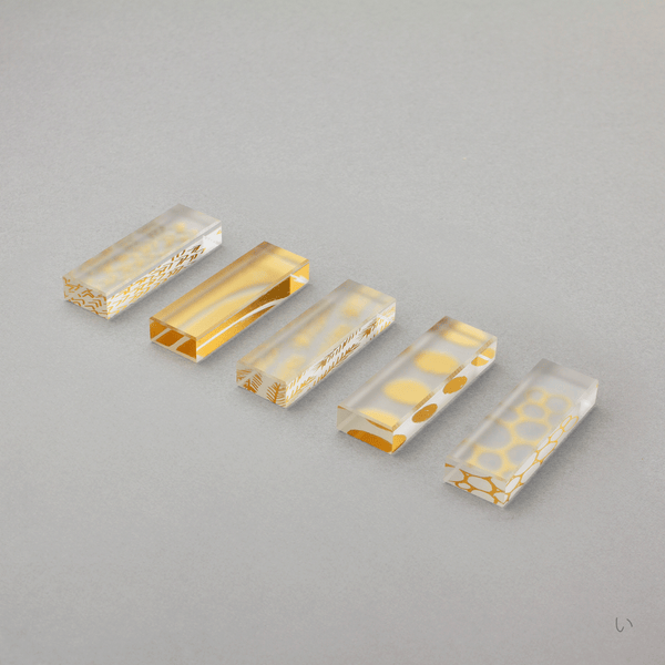 箔 はしおき 木箱入り5個セット | toumei online store