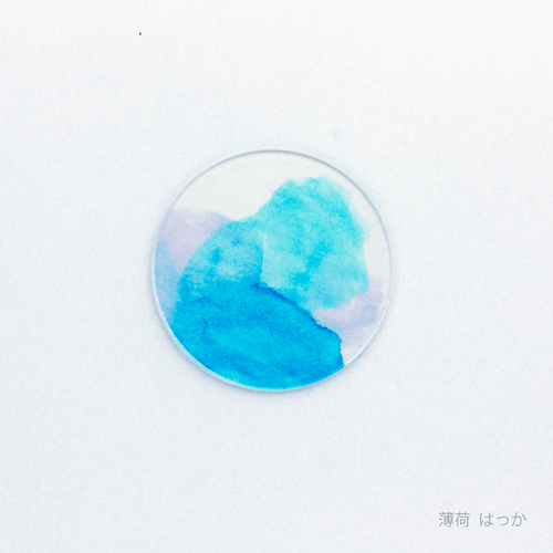 あわいろ　コースター　薄荷