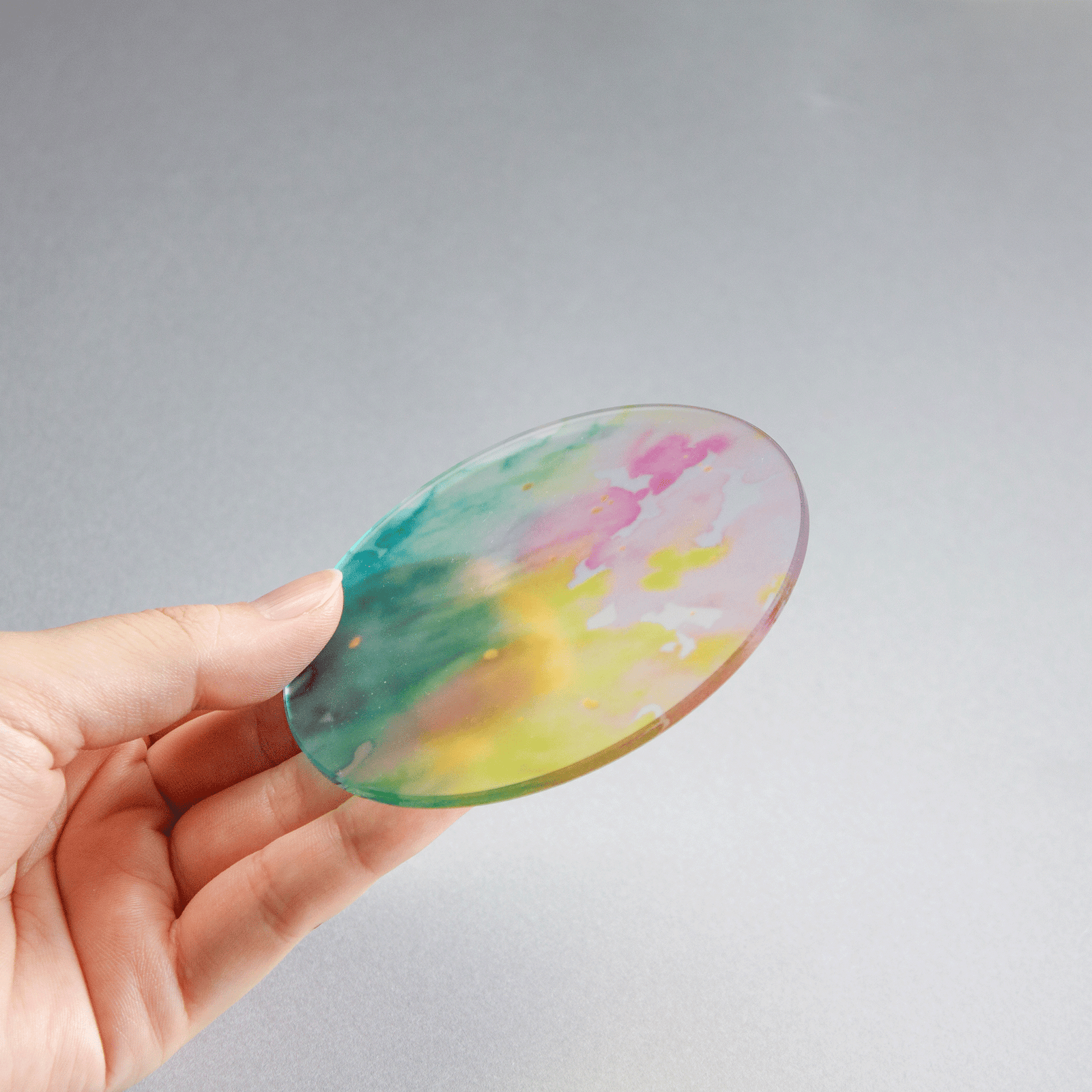 コースター　４枚セット　さくらんぼ　くすみカラー b50a3f92c311587dffd81c3db6e2f2