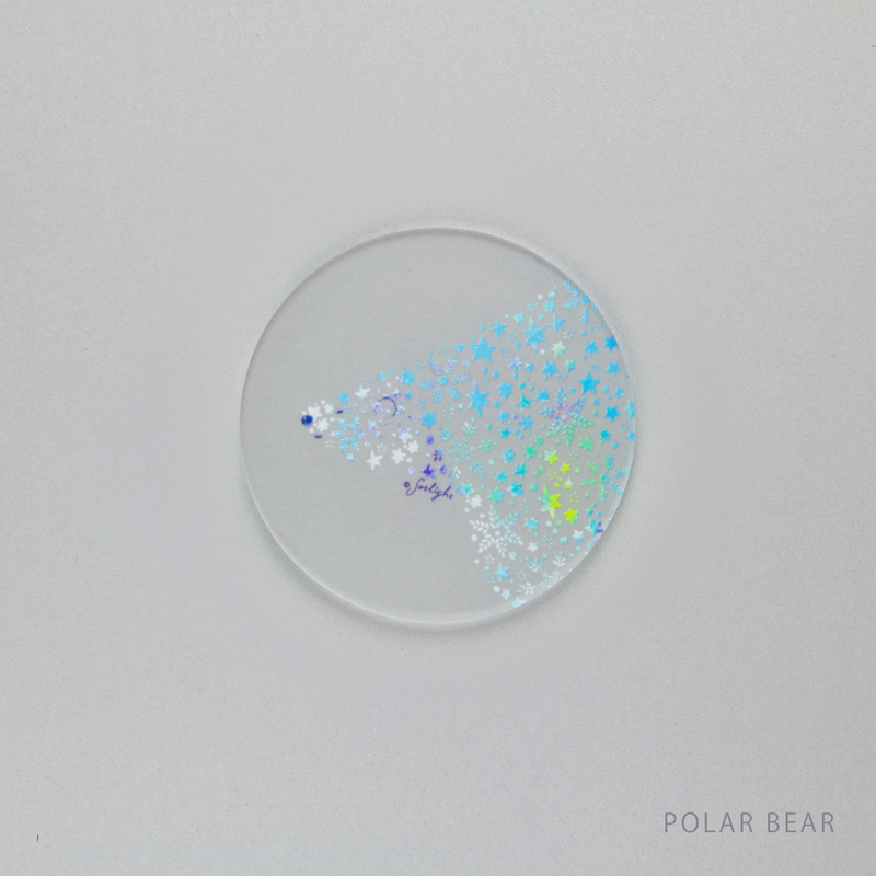 toumei×sotlight コースター　POLAR BEAR