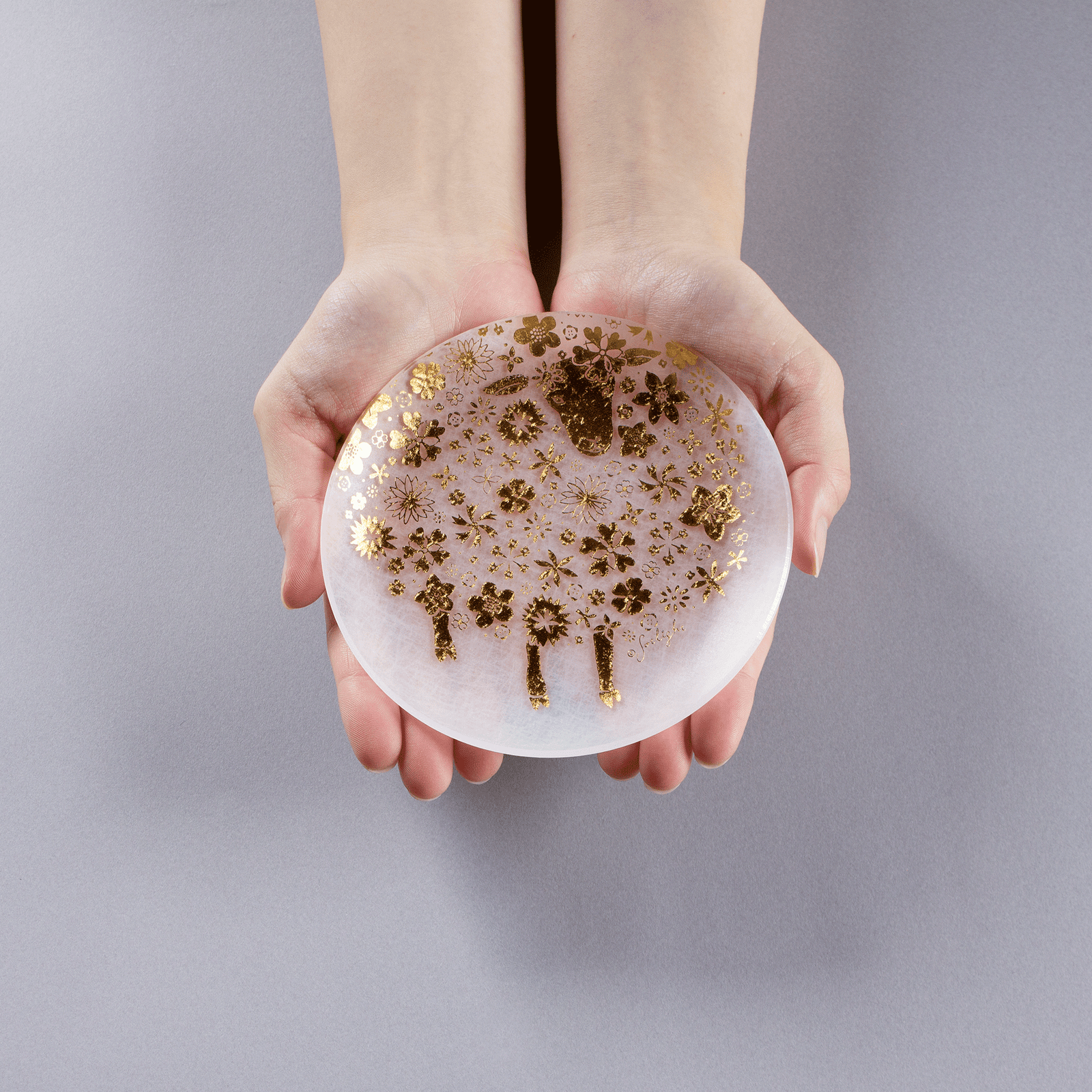 toumei×sotlight 箔 プレート 13.5cm 木箱入り2枚セット | toumei