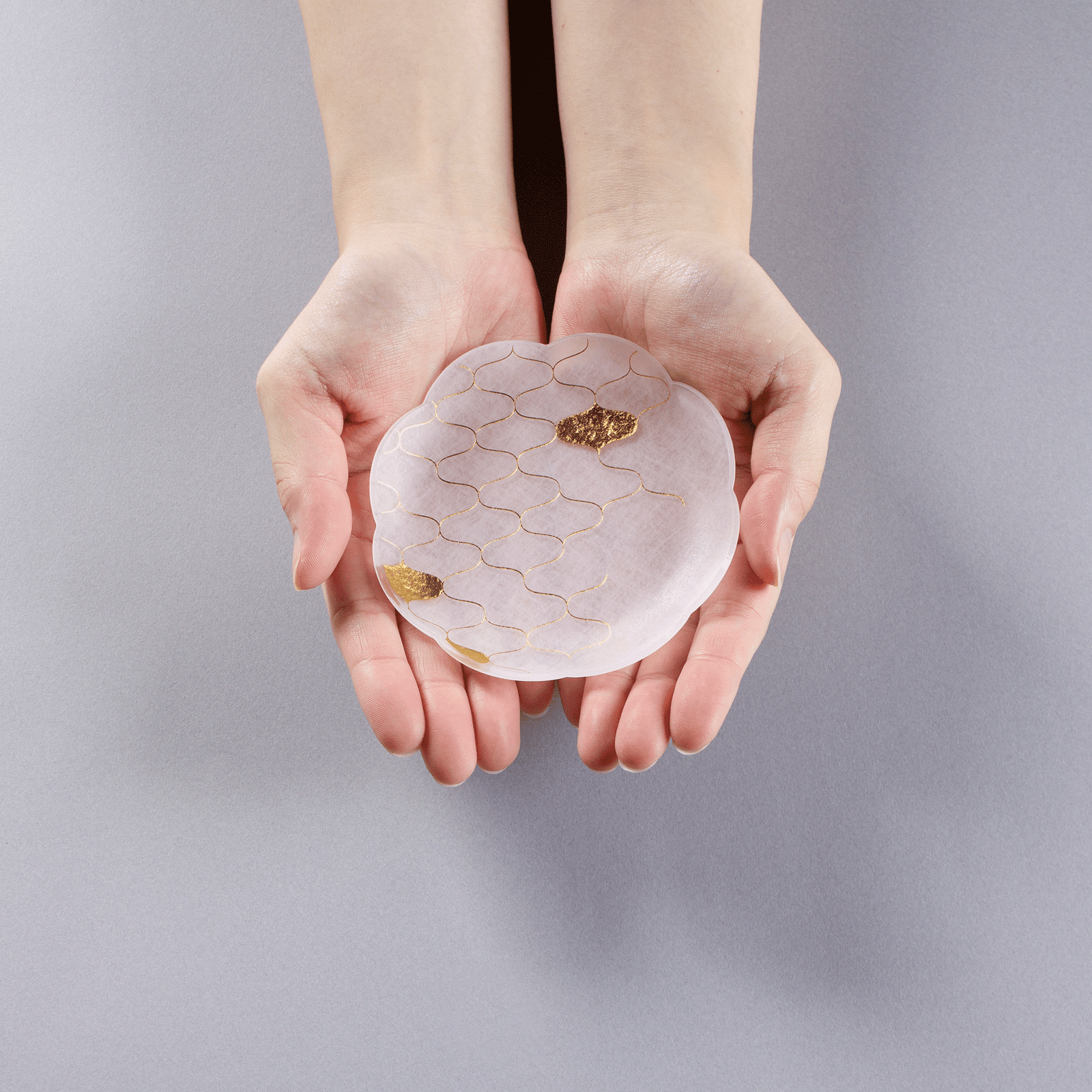 箔 まめざら ジオメトリー ゴールド 4枚セット木箱入り – toumei