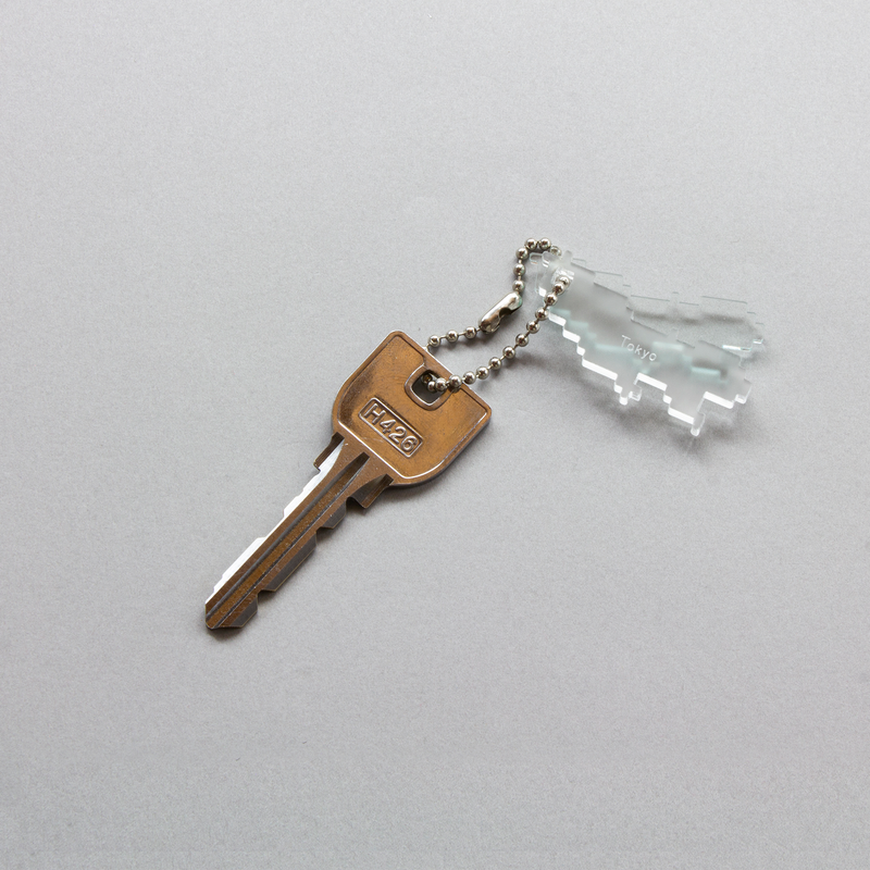 pixel map キーチェーン twin tokyo – toumei pixel map キーチェーン twin tokyo – toumei