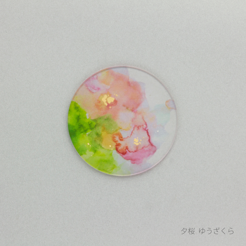 あわいろ　コースター　桜　夕桜