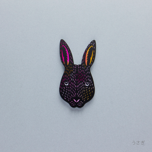 切り絵 ハンドミラー
