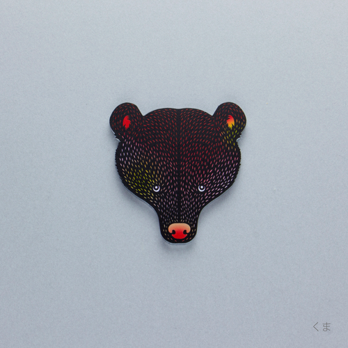 切り絵 ハンドミラー