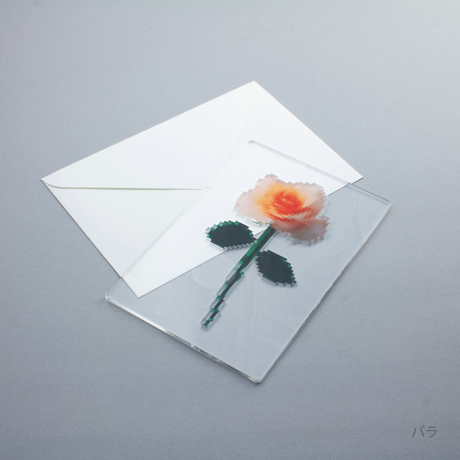 pixel flower card | toumei online store