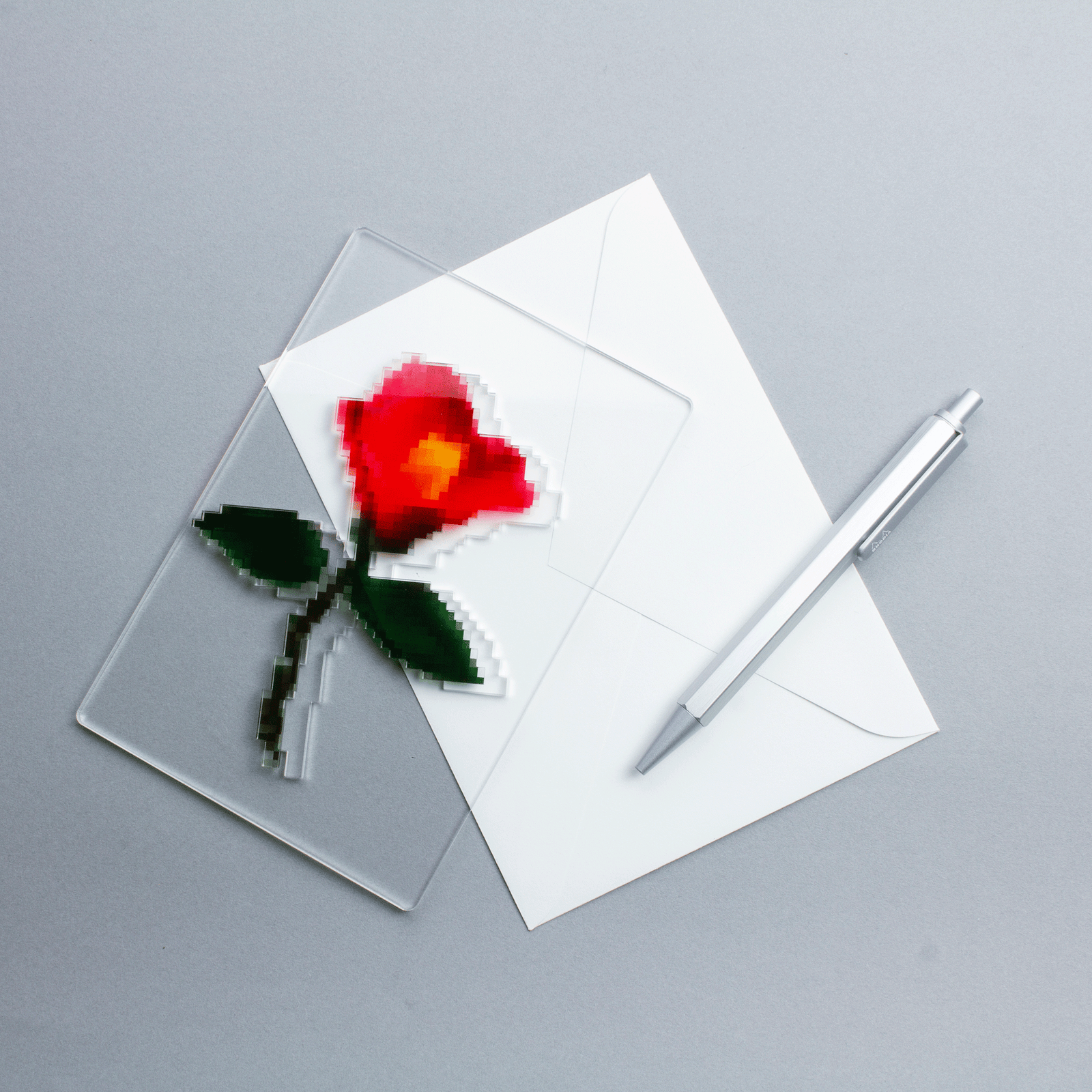 pixel flower card | toumei online store
