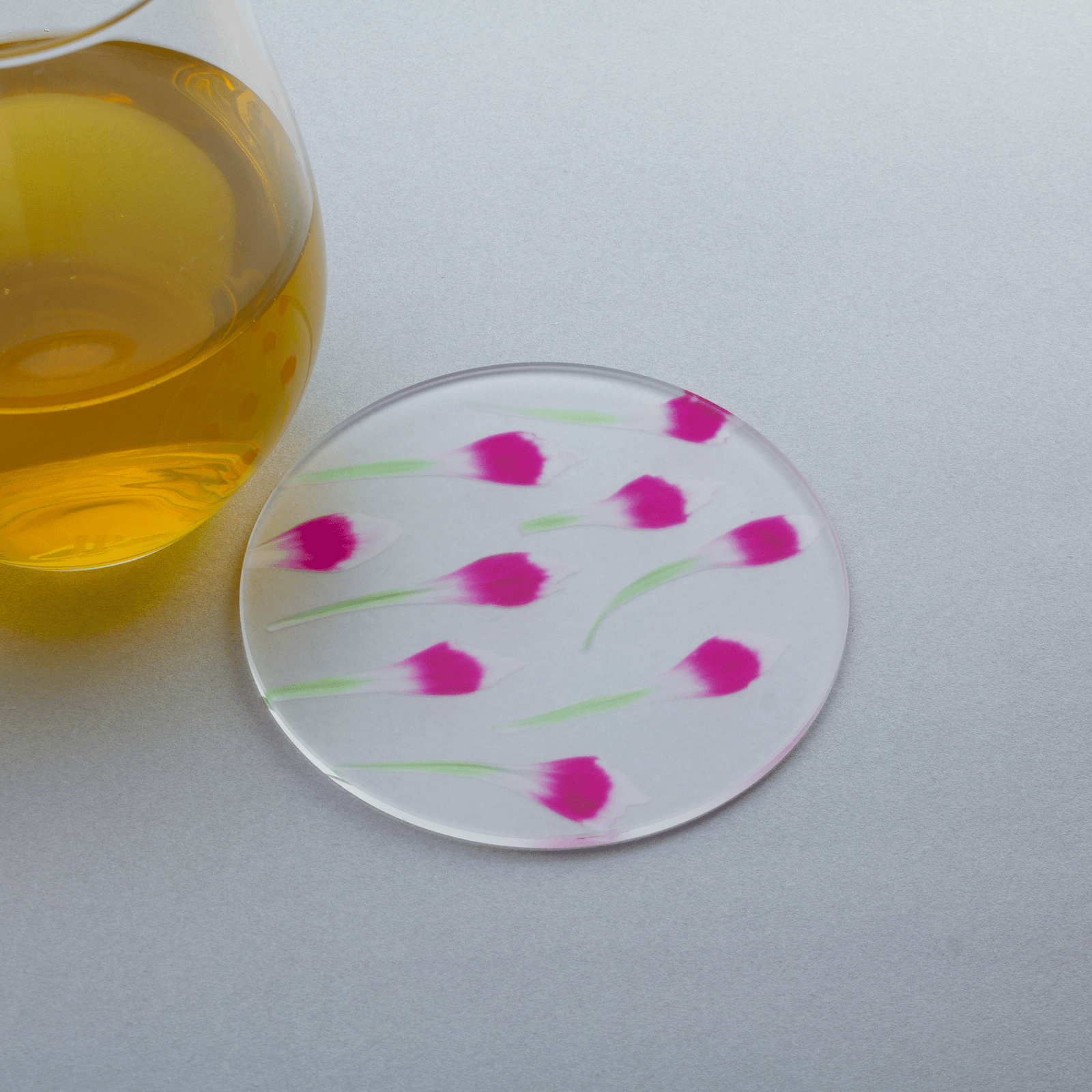 押花 コースター カーネーション | toumei online store