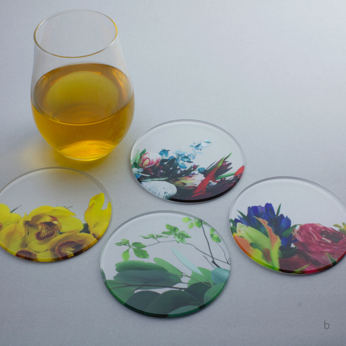ikebana コースター　4枚セット　B