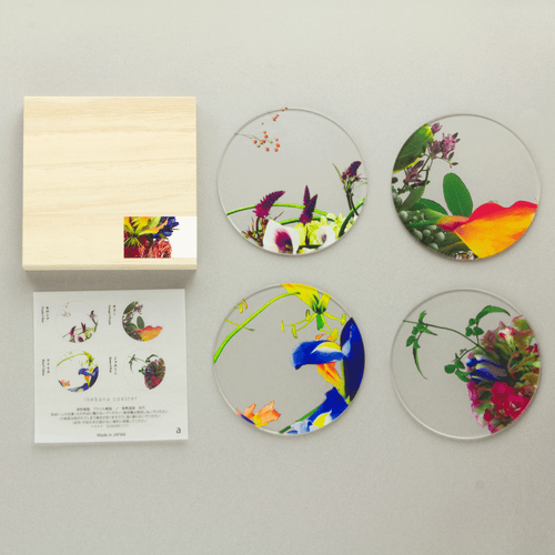 ikebana コースター　4枚セット　A