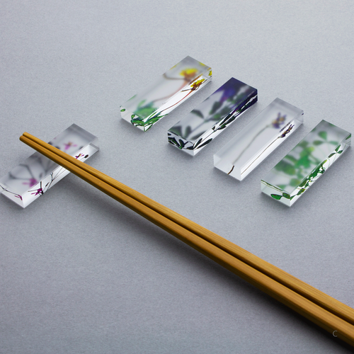 押花 はしおき 木箱入り５個セット