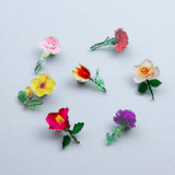 pixel flower バッジ