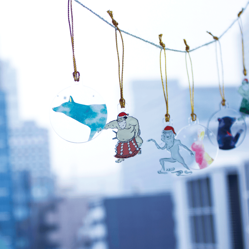 新品 kobeigama 幸兵衛窯 クリスマス オーナメント 5個セット 新品 kobeigama 幸兵衛窯 クリスマス オーナメント 5個セット