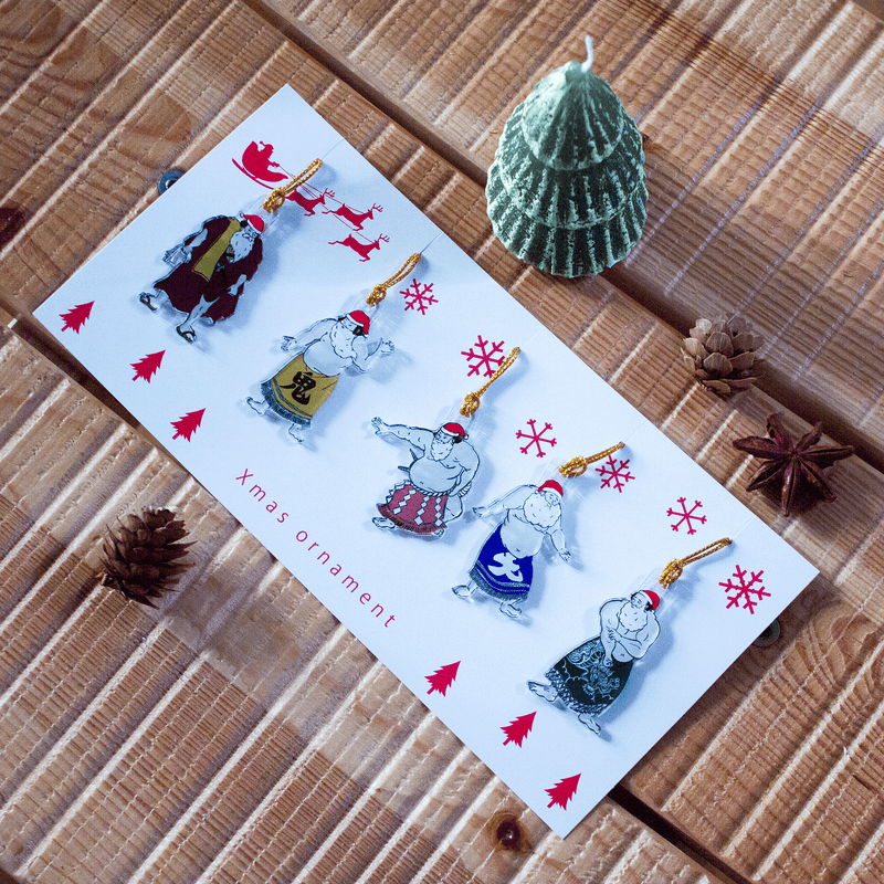 関取 クリスマスオーナメント 5個セット | toumei online store 関取 クリスマスオーナメント 5個セット | toumei online store