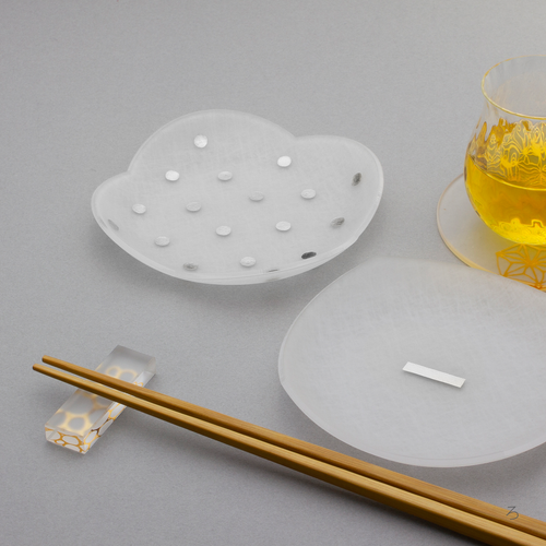 箔まめざら　シルバー　２枚セット　ろ