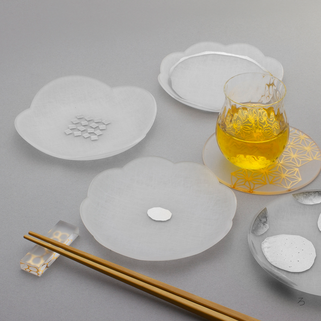 THE FAVORI POTTERY VER2 箱無し ジェルのみ 箔 まめざら シルバー 4枚セット木箱入り – toumei