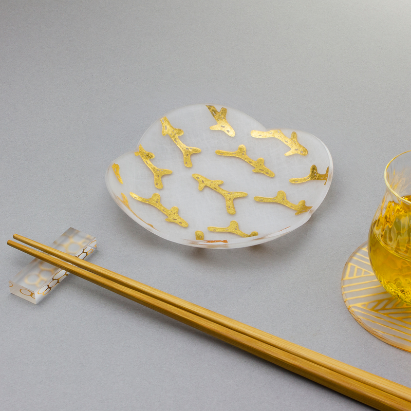 まめ 箔 まめざら ジオメトリー ゴールド 11cm 単品 – toumei