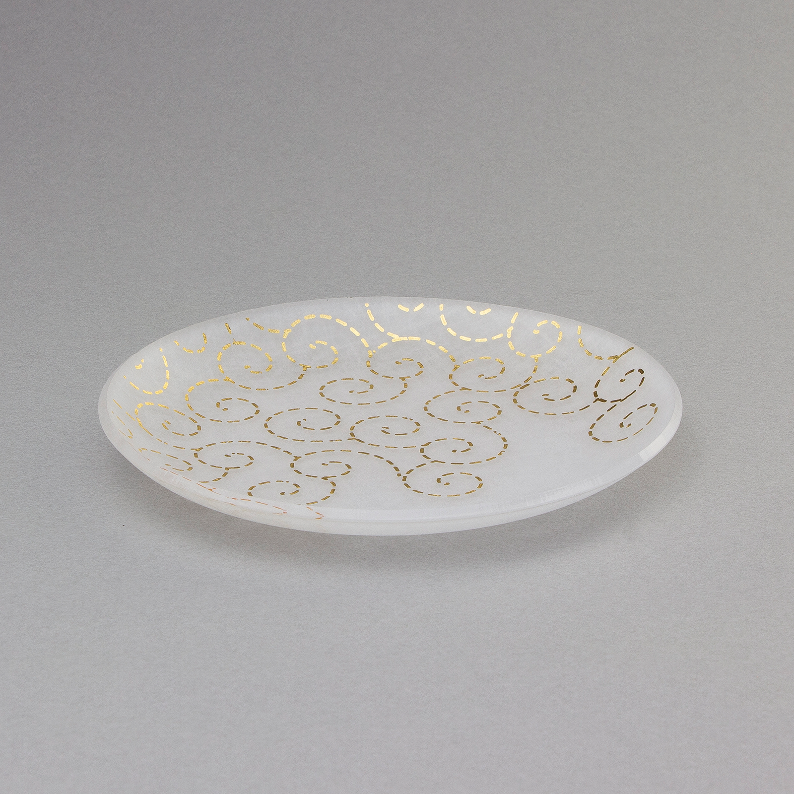 新しく着き 箔 toumei – 単品 11cm ゴールド ジオメトリー まめざら 工芸品