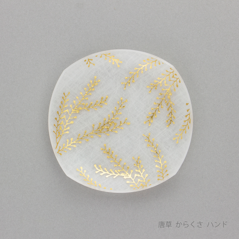 ミーメ 天然石 箔 まめざら ジオメトリー ゴールド 11cm 単品 – toumei