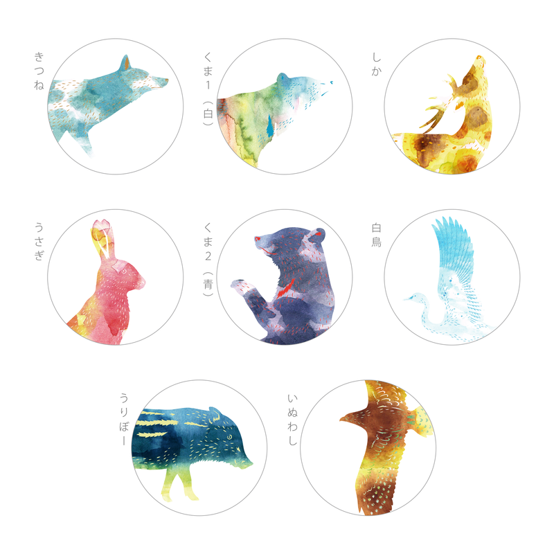 切り絵 コースター | toumei online store 切り絵 コースター | toumei online store